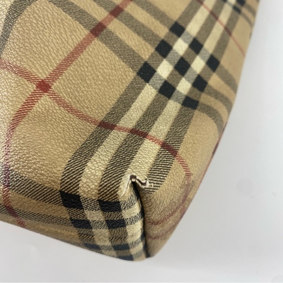 BURBERRY Nova Check Tote Bag Leather - Picture 2 of 13